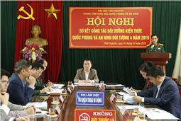 Trung tâm giáo dục quốc phòng và an ninh - Đại học Thái Nguyên: Sơ kết công tác bồi dưỡng kiến thức quốc phòng và an ninh đối tượng 4